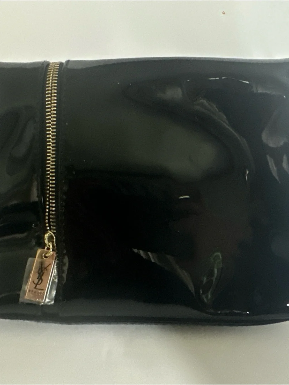 Classic Black Patent Clutch Bag - Unbranded - Picture 3 of 7
